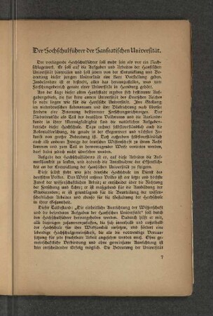 Der Hochschulführer der Hanseatischen Universität.