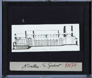Nivelles, St. Gertrud : Längsschnitt