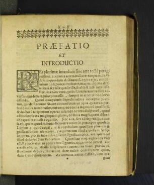 Praefatio Et Introductio.