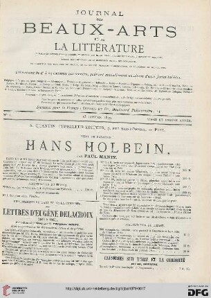 Journal des Beaux-Arts et de la littérature