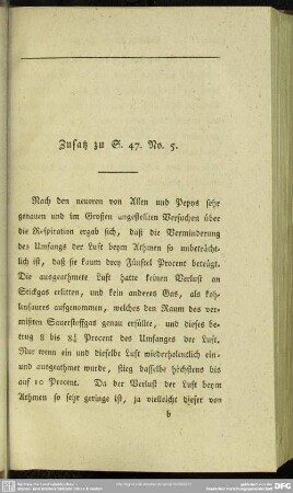 Zusatz zu S. 47. No. 5