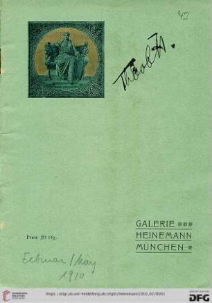 Galerie Heinemann: [Februar/März]