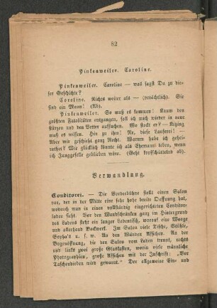 Verwandlung.