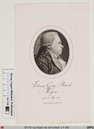 Bildnis Johann Georg Daniel Meyer