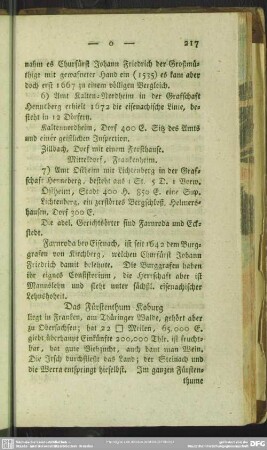 Das Fürstenthum Koburg