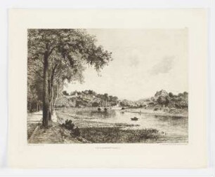 Vue d’Hennebont (Morbihan)