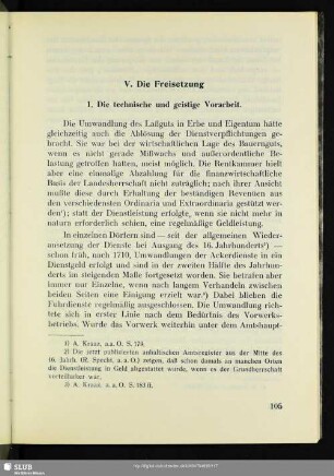 V. Freisetzung