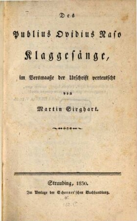 Klaglieder