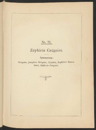 Nr. 72. Zéphirin Grégoire