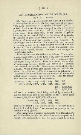 An enumeration of Prime-Paris.