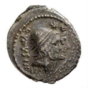 Münze, Denar, 46 v. Chr.
