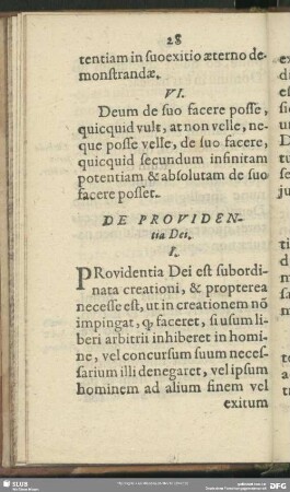 De Providentia Dei