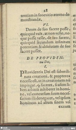 De Providentia Dei