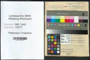 Entnazifizierung Friedrich Pelkmann , geb. 23.08.1897 (Polizist)
