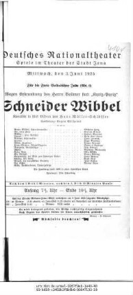Schneider Wibbel