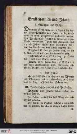 Großbritannien und Irland