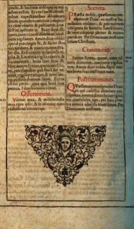 In Festo S. Ignatii Societatis Iesu Fvndatoris Confessoris Non Pontificis