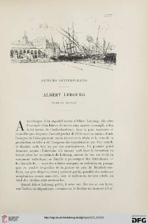 3. Pér. 30.1903: Albert Lebourg, [1] : artistes contemporains