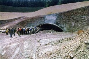 Schönbuchtunnel, km 607,724 - 608,350 Nordportal der Weströhre