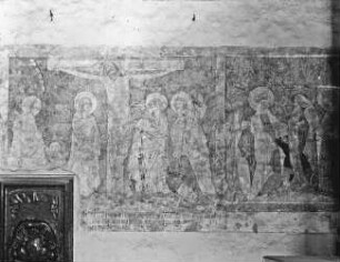Ceskì Krumlov / Krumau (Tschechien), St. Veit, Inneres, Kreuzigung Christi, Krumau, auch Böhmisch Krumau bzw. Krummau bezeichnet