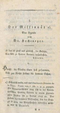 3-11 Der Missionär : ein Legende