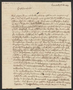 Brief an B. Schott's Söhne : 01.02.1849
