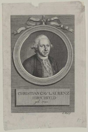 Bildnis des Christian Cay Laurenz Hirschfeld