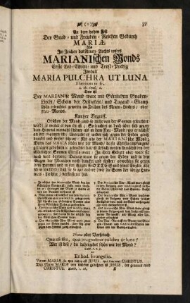 37-64, Am Fest der Gnad- und Freuden- reicher Geburt Mariae.
