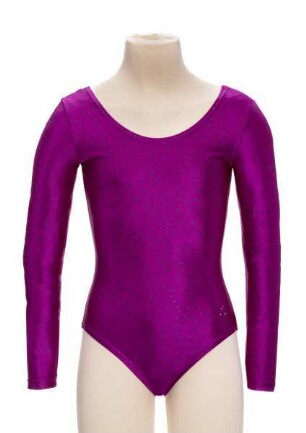 Violett glänzender Bodysuit