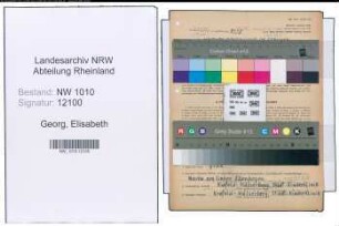 Entnazifizierung Elisabeth Georg , geb. 22.08.1919 (Saeuglingsschwester)