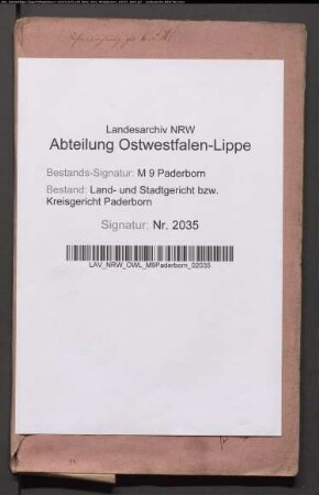 Erblasser: Makel, Anna Maria Christina , geb. Bade; Ehepartner: Makel, Heinrich: