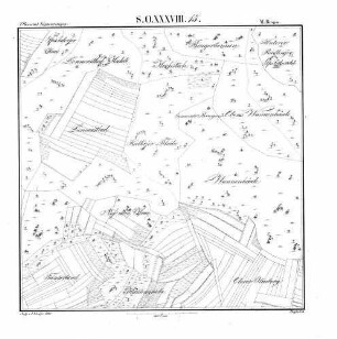 Kartenblatt SO XXXVIII 15 Stand 1845