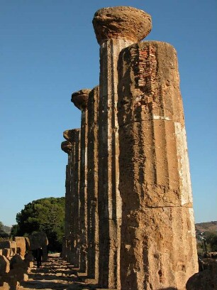 Reste Zeus-Tempel in Agrigent