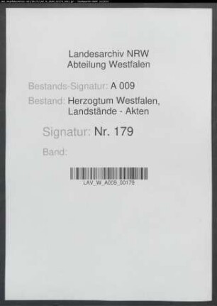 Schriftwechsel Kurfürst - Landdrost betr. Einberufung eines Landtags, Nichtladung des Domkapitels, Anerkennung des Landtagsabschieds