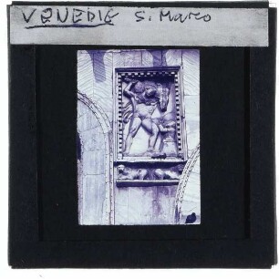 Venedig, Markusdom : Fassadendetail