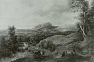Lucas van Uden: Landschaft mit dem Regenbogen