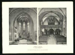 Laudenbach. Bergenkirche. Innenansichten.