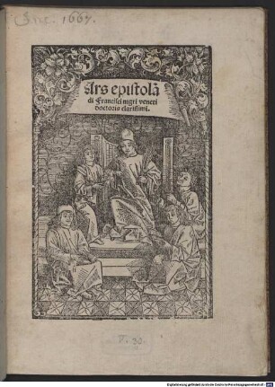 Modus epistulandi : mit Widmungsbrief des Autors an Jakob Gerold und dessen Erwiderung. Mit Gedicht auf den Autor ‘Franciscus Niger hic que carpsit ...’