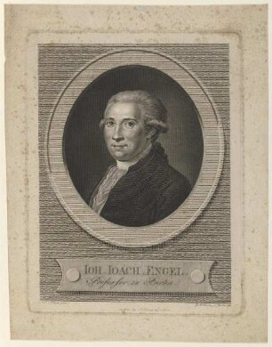 Bildnis des Joh. Joach. Engel