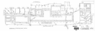 Freudenstadt Stadt: Empfangsgebäude u. Güterabfertigung, Kellergeschoss Entwässerungsleitungen u. Heizkanäle Blatt 9 Empfangsgeb. u. Güterabfertigung