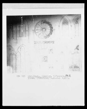 Aufriss D der Westfassade des Münsters