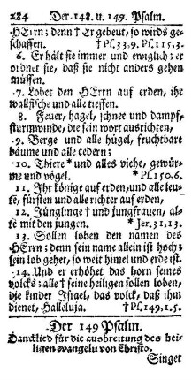 Der 149. Psalm