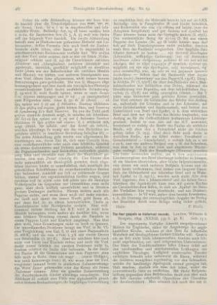 488-489 [Rezension] The four gospels as historical records