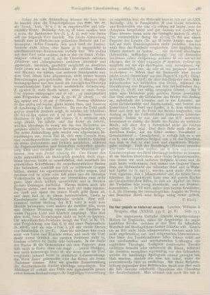 488-489 [Rezension] The four gospels as historical records