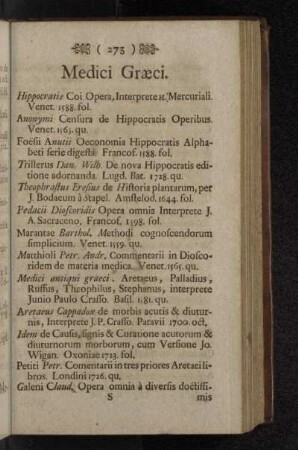 Medici Græci.