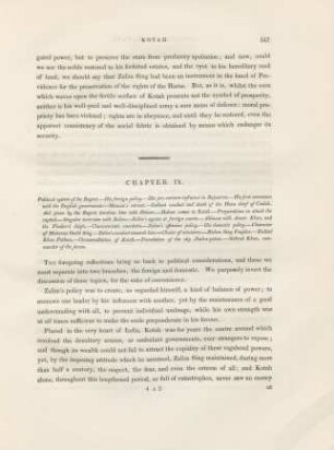 Chapter IX. Political system of the Regent. - ...
