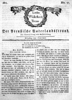 No. 57., vom 16ten Juli