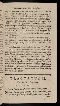 15-30, Tractatus II
