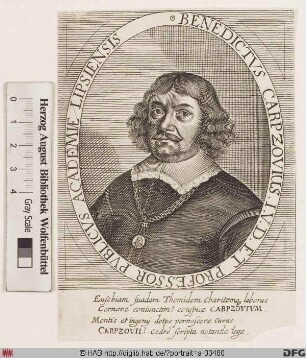 Bildnis Benedict Carpzov d. J.
