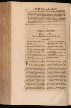Tit. V. De Processu Desertionis
